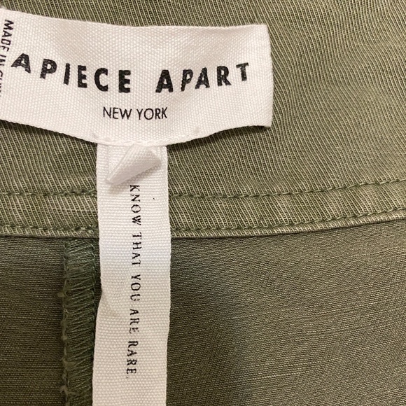 Apiece Apart Cybil Cropped Trouser in Thyme Size 6 - Picture 8 of 14